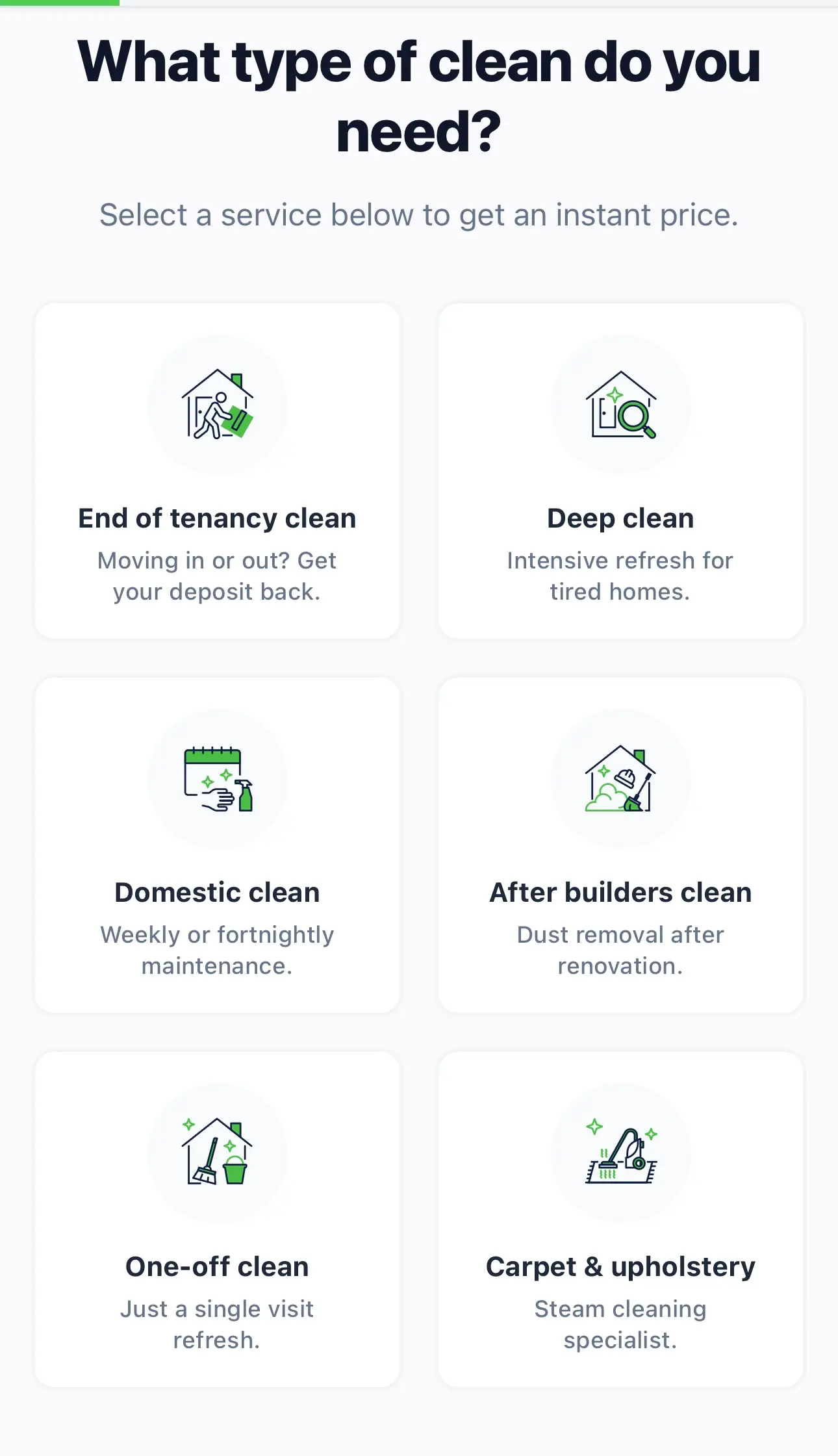 cleaners of london booking service select