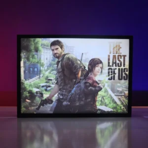 the last of us tv series backlit frame – led anime wall art
