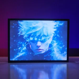 cyberpunk anime backlit frame – led anime wall art